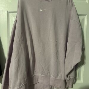 Nike women’s phoenix oversized Purple Sweatshirt